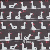 斯堪的納維亞風格鴨圖案面料韓國製造半碼